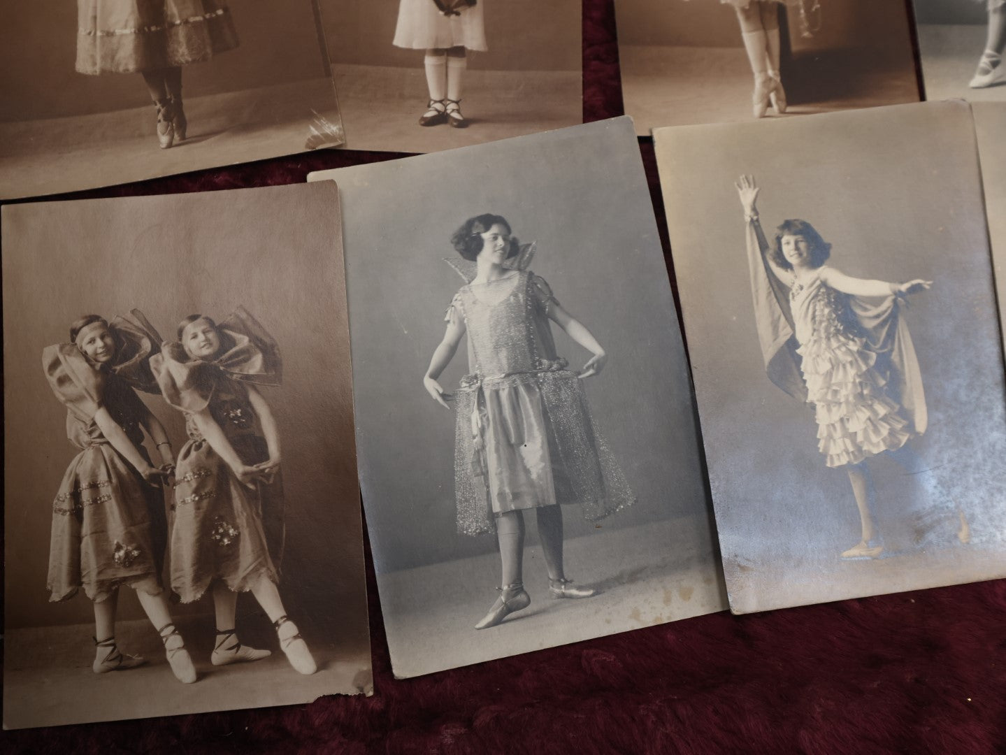 Lot 066 - Important Early 20th Century Collection Of Thirty + Smaller Size Photographs, No Folders, Of Costumed Women And Girls, Dancers, Mostly Photographed In Manchester, New Hampshire