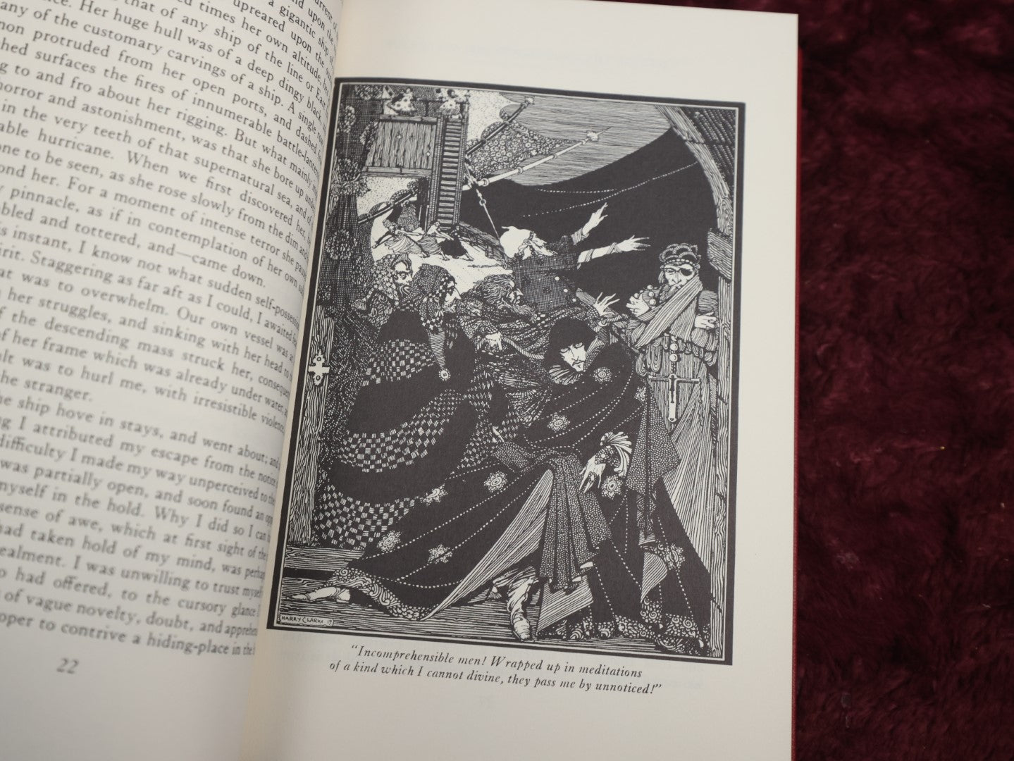 Lot 099 - "The Tales Of Edgar Allan Poe," With Illustrations By Harry Clarke, 1979 Franklin Library Reprint Of The 1919 Edition, Very Good Condition