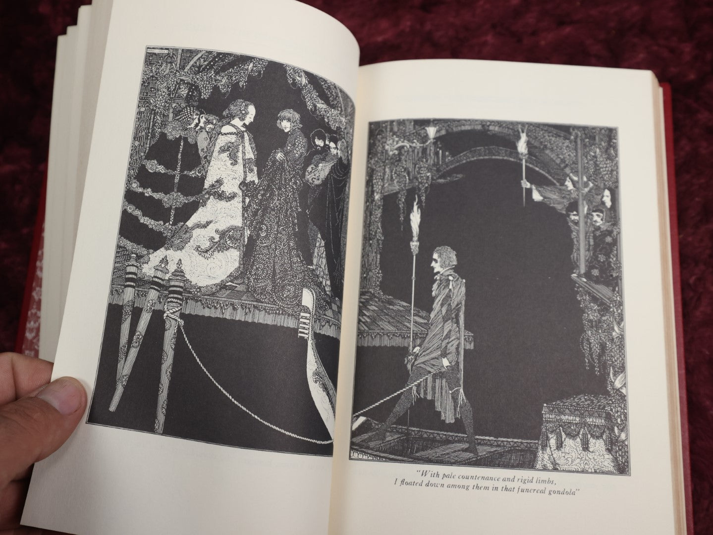 Lot 099 - "The Tales Of Edgar Allan Poe," With Illustrations By Harry Clarke, 1979 Franklin Library Reprint Of The 1919 Edition, Very Good Condition