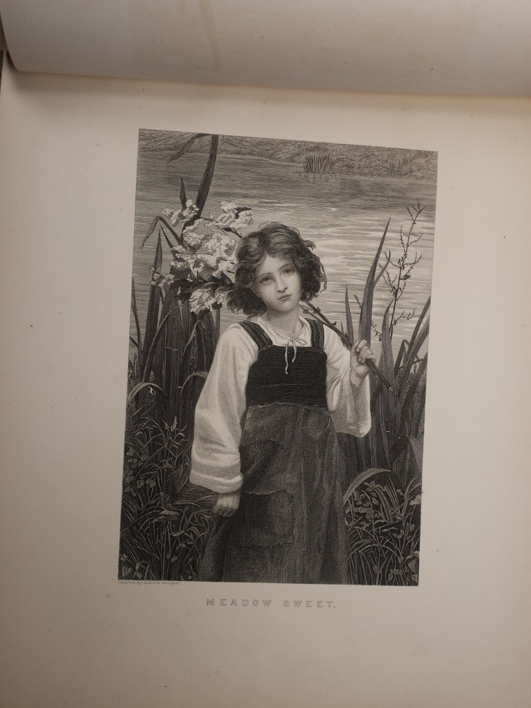 Lot 100 - "Child Life In Art," Six Steel Engravings Of Children In Folio Book, Frederick A. Stokes Company, New York, Including Meadow Sweet, Mother, Unpleasant Visitor, You Darling, Feather In Her Cap, And Evening Prayer