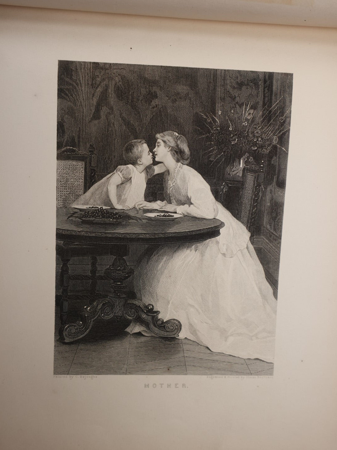 Lot 100 - "Child Life In Art," Six Steel Engravings Of Children In Folio Book, Frederick A. Stokes Company, New York, Including Meadow Sweet, Mother, Unpleasant Visitor, You Darling, Feather In Her Cap, And Evening Prayer