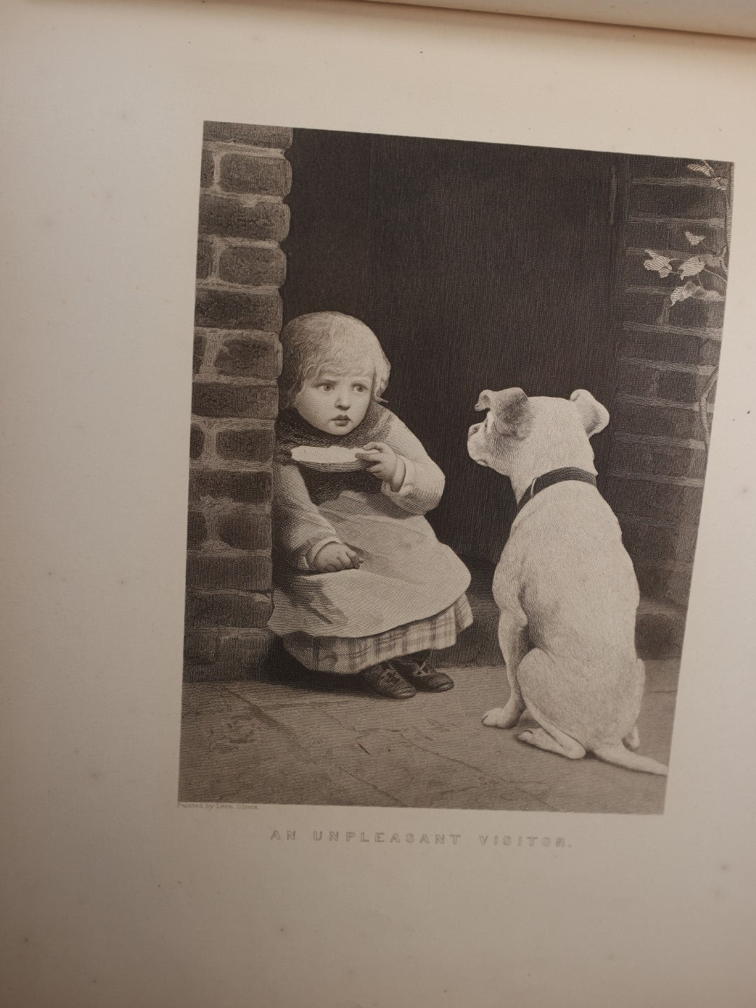 Lot 100 - "Child Life In Art," Six Steel Engravings Of Children In Folio Book, Frederick A. Stokes Company, New York, Including Meadow Sweet, Mother, Unpleasant Visitor, You Darling, Feather In Her Cap, And Evening Prayer