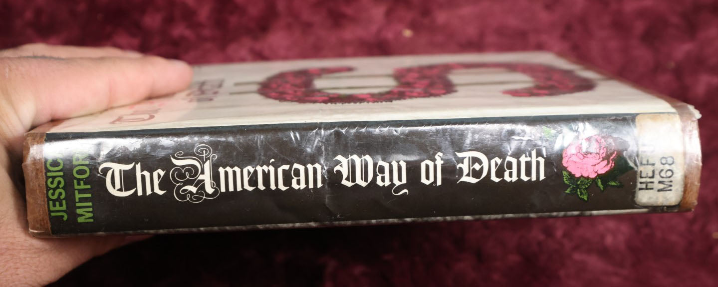 Lot 102 - "The American Way Of Death," By Jessica Mitford, With Funeral And Other Ephemera, Copyright 1963 Book