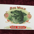 Lot 113 - Antique Large Size Big Wolf Embossed Cigar Box Label, 5 Cent, By The James W. Smith Cigar Co. New Old Stock N.O.S.