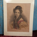 Lot 118 - Antique Hand Colored Lithograph Entitled "Jane," By D.W. Kellogg & Co., Hartford, Connecticut, Boarded And Shrinkwrapped