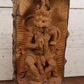 Lot 007 - Vintage Hand Carved Wooden Balinese Hindu Statue Depicting The Deity Hanuman