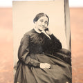 Lot 180 - Single Tintype Photo, Old Woman With Friendly Smile