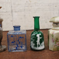 Lot 194 - Grouping Of Four Pieces Of Glass And Porcelain, Including Mary Gregory Style, Nippon, Etc