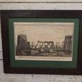 Lot 032 - Antique Framed Engraving Print, "A South View Of Stonehenge, On Salisbury Plain, In The County Of Wilts," Engraved For The Complete English Traveller, No Glass In Frame