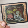 Lot 044 - Single Antique Magic Lantern Slide Advertising Father John's "No Dope" Medicine, Made By Standard Slide Corp, New York, Not Wear