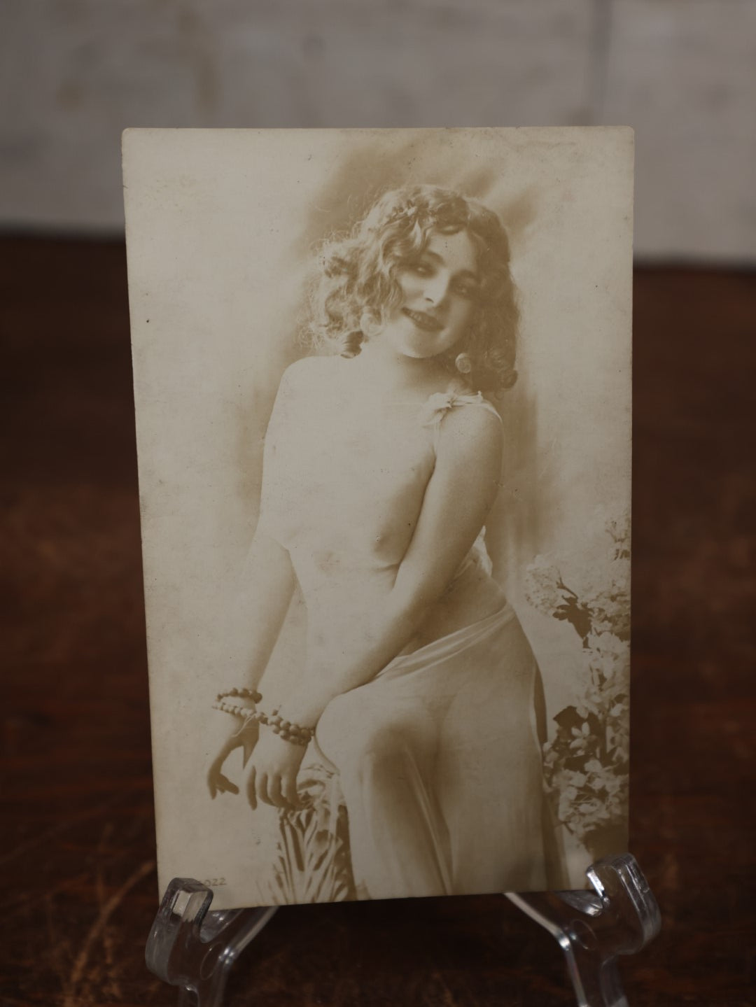 Lot 052 - Grouping Of Seven Antique Nude Woman Risque Postcards, Mostly Photos, French And European, Circa 1910-1920