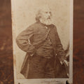 Lot 055 - Antique Carte De Visite C.D.V. Photograph Of Henry Wadsworth Longfellow, By Warren Photographer, Cambridgeport, Massachusetts