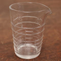 Lot 063 - Vintage 3 Ounce Glass Medicine Measuring Cup With Embossed Hash Marks
