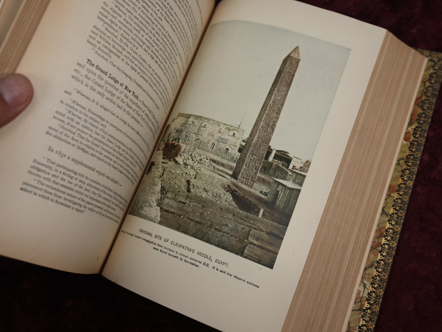 Lot 065 - "History Of The Ancient And Honorable Fraternity Of Free And Accepted Masons, Illustrated," 1926 Edition Antique Book, Includes Detailed Descriptions Of Occult Practices