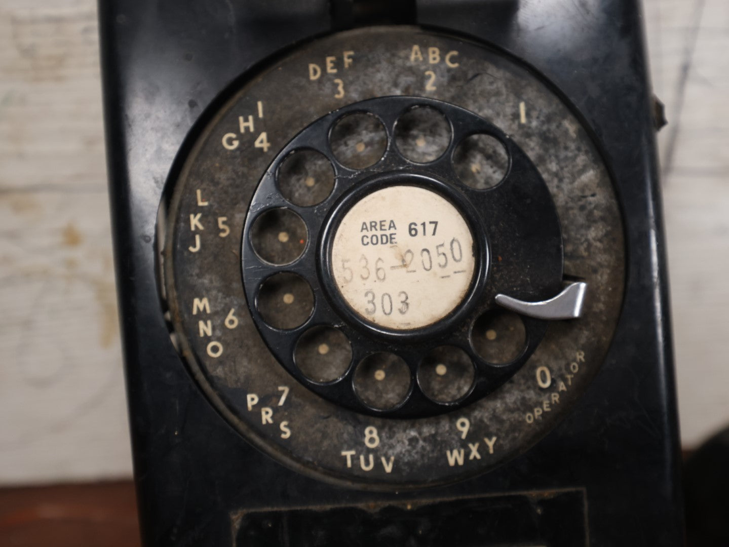 Lot 071 - Vintage Rotary Telephone From Movie Theater, Orleans Cinema, Massachusetts, Numbers For Ticket Desk, Projection Room, Back Stage, Lounge