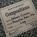 Lot 072 - Vintage Composition Notebook Log Book For Orleans Cinema, Massachusetts, Projection Room Film Log, 1970s And 1980s, Containing Notes On Many Classic Films Shown On 35Mm, Star Wars, Halloween, The Shining, And More