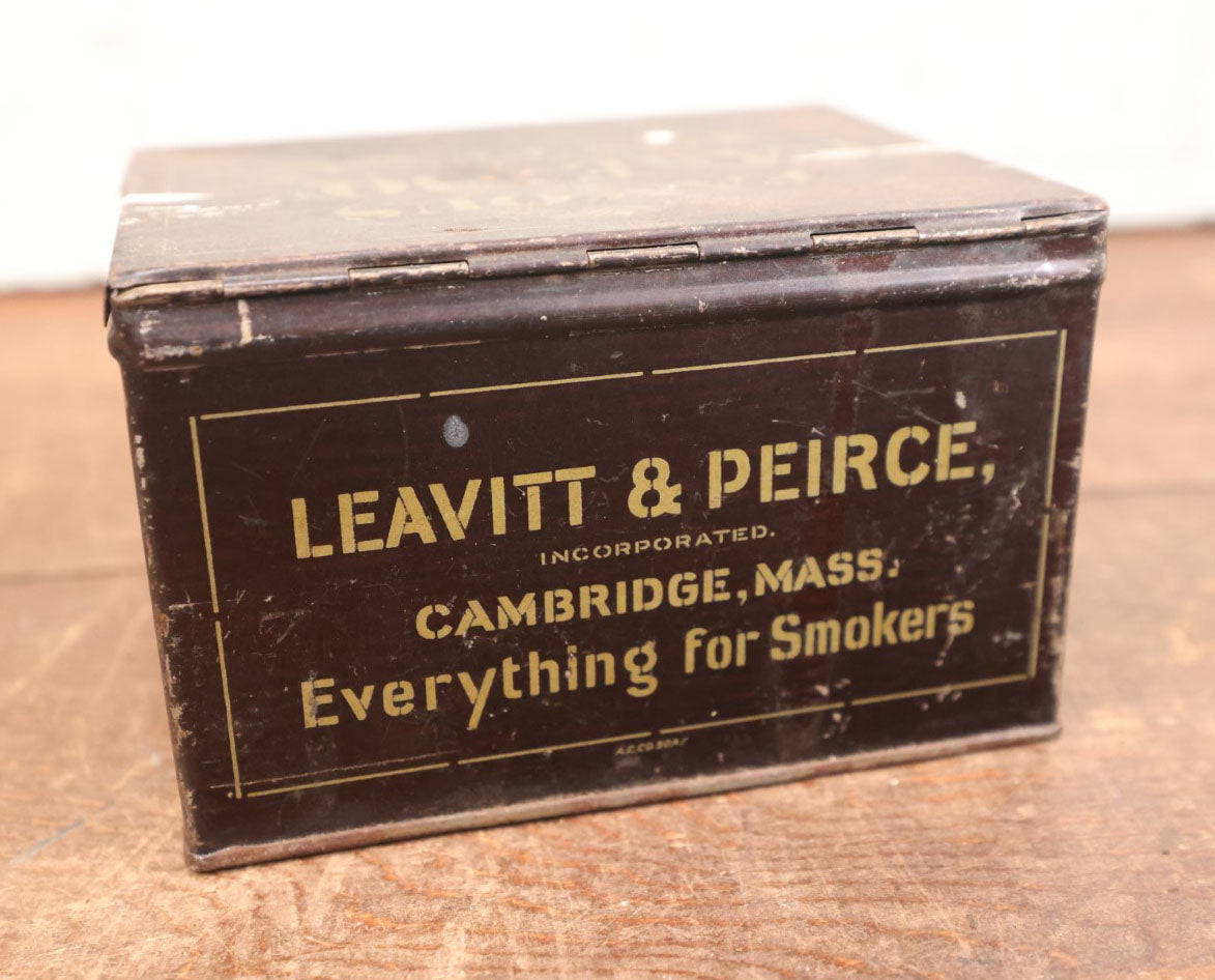 Lot 088 - Vintage Leavitt And Peirce Cake Tobacco Tin, "Famous Cake Box Mixture," Cambridge, Massachusetts