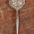 Lot 094 - Single Shoe Button Hook With Sun Face Motif Handle