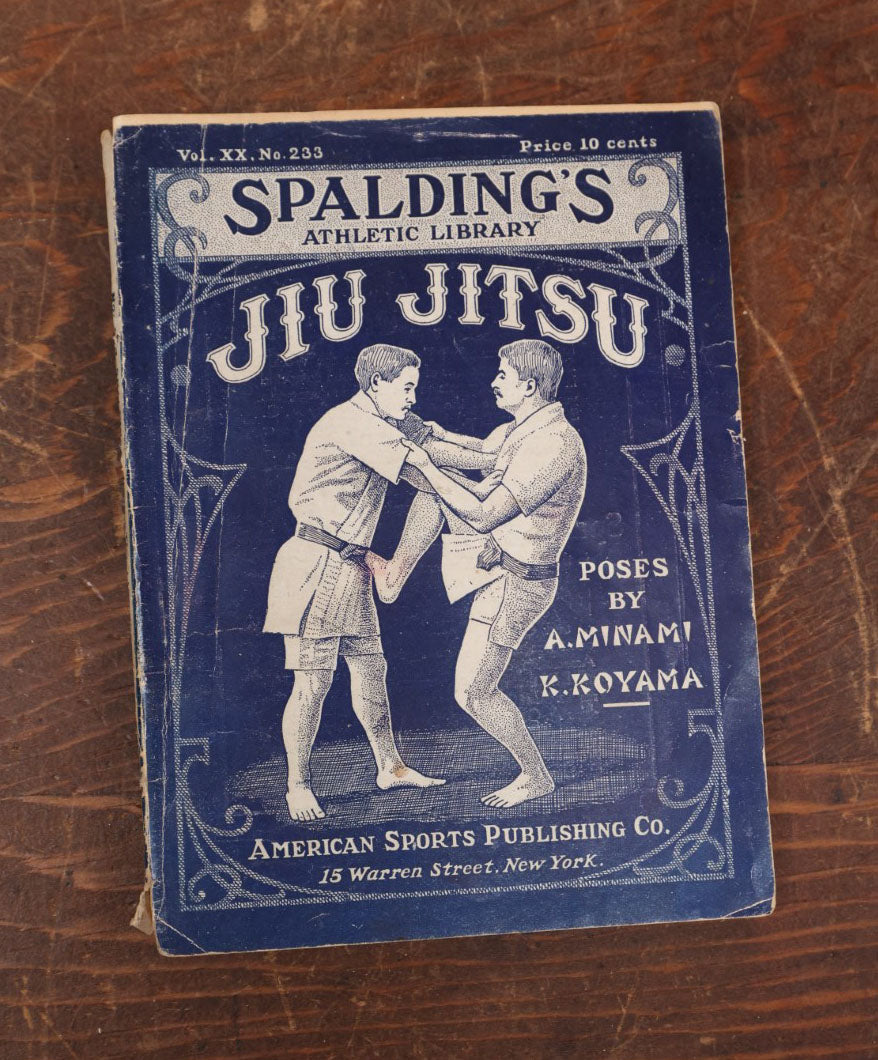 Lot 122 - Spalding's Athletic Library, "Jiu Jitsu: The Effective Japanese Mode Of Self Defense," With Photos Of K. Koyama And A. Minimi, Copyright 1905, American Sports Publishing Co., New York, 