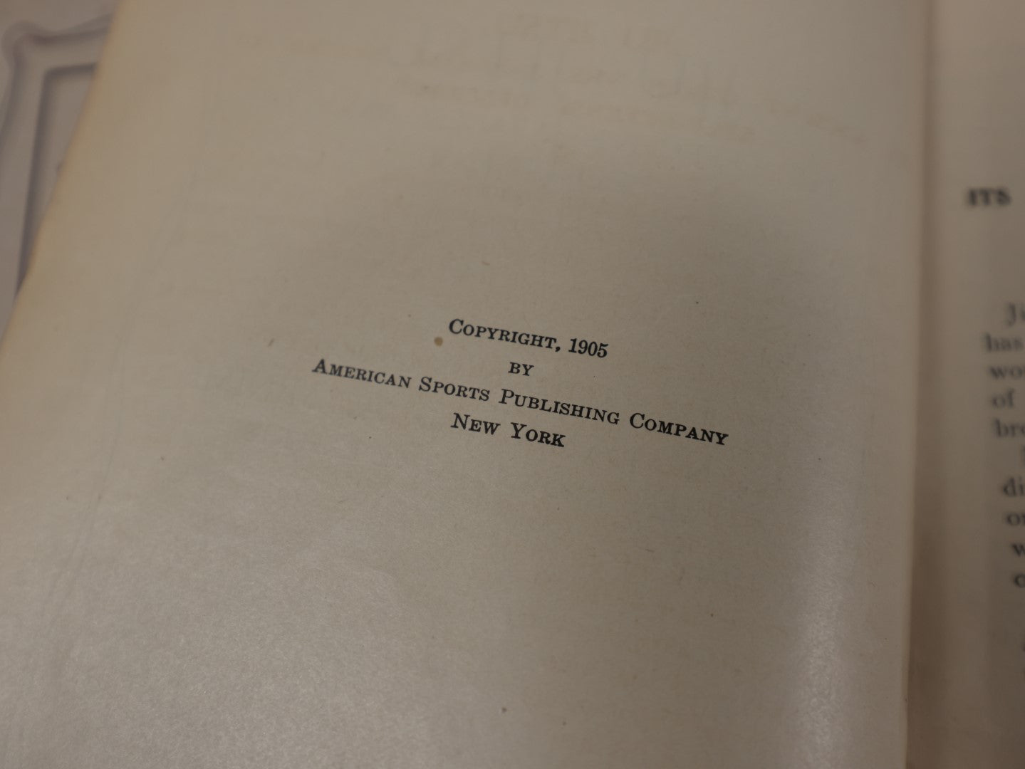 Lot 122 - Spalding's Athletic Library, "Jiu Jitsu: The Effective Japanese Mode Of Self Defense," With Photos Of K. Koyama And A. Minimi, Copyright 1905, American Sports Publishing Co., New York, 