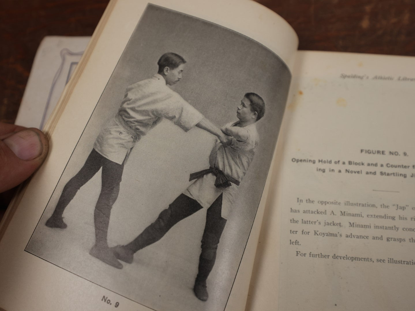 Lot 122 - Spalding's Athletic Library, "Jiu Jitsu: The Effective Japanese Mode Of Self Defense," With Photos Of K. Koyama And A. Minimi, Copyright 1905, American Sports Publishing Co., New York, 