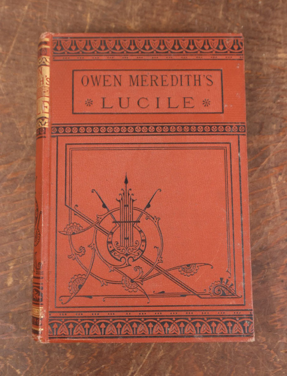 Lot 126 - "Lucile" Antique Book By Owen Meredith