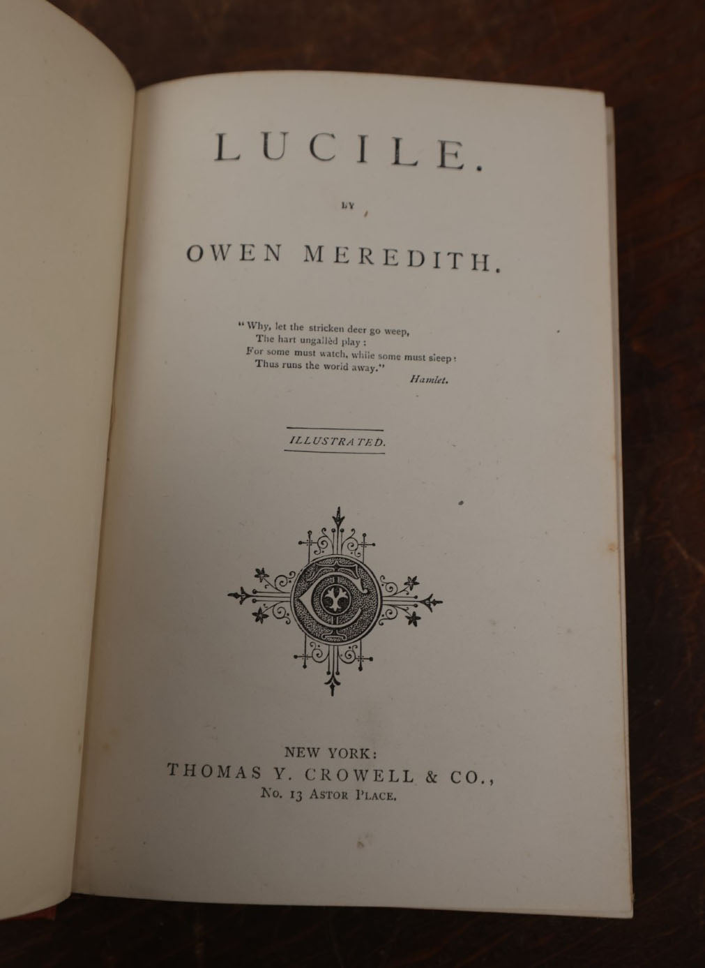 Lot 126 - "Lucile" Antique Book By Owen Meredith