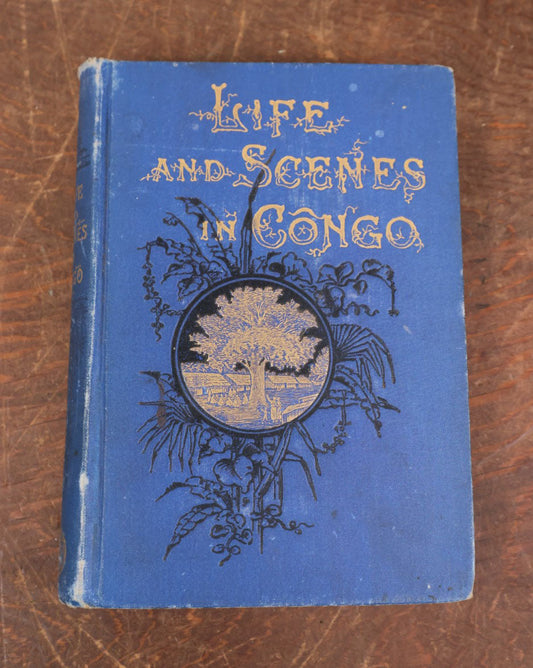 Lot 129 - "Life And Scenes In Congo" Antique Book By Reverend Herbert Probert, Illustrated, 1889