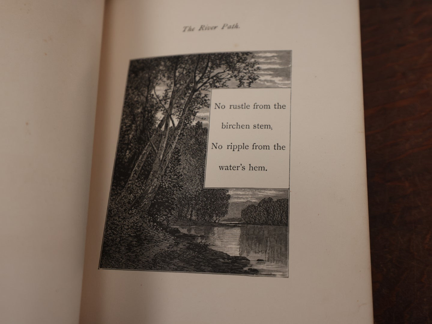 Lot 130 - "The River Path" Antique Book By John Greenleaf Whittier, Illustrated, 1878