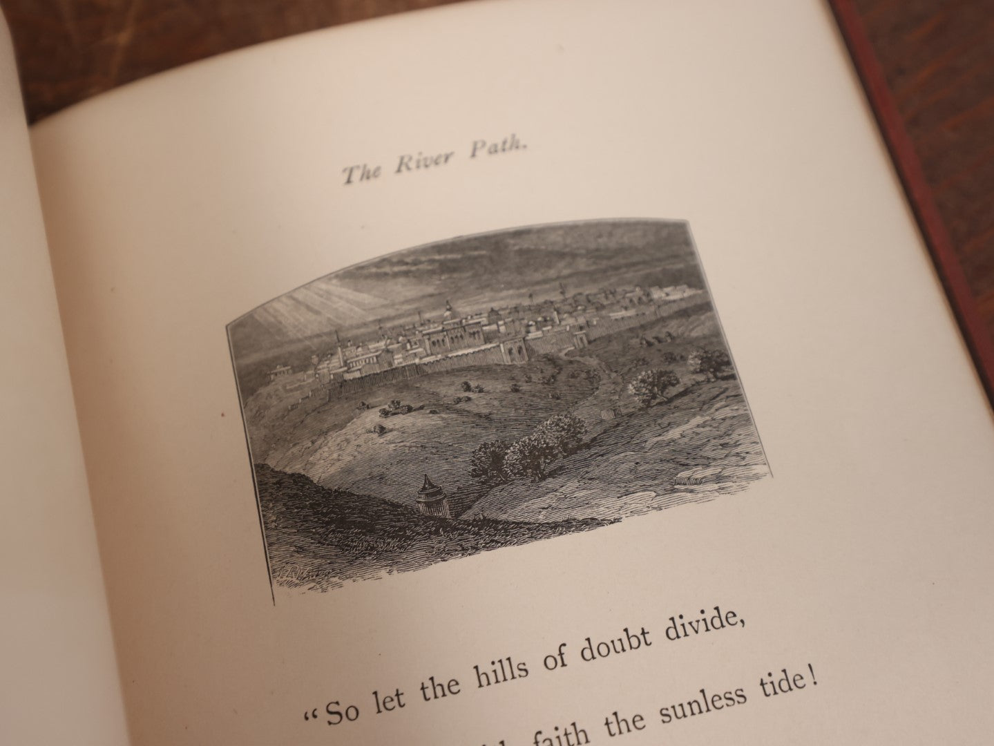 Lot 130 - "The River Path" Antique Book By John Greenleaf Whittier, Illustrated, 1878