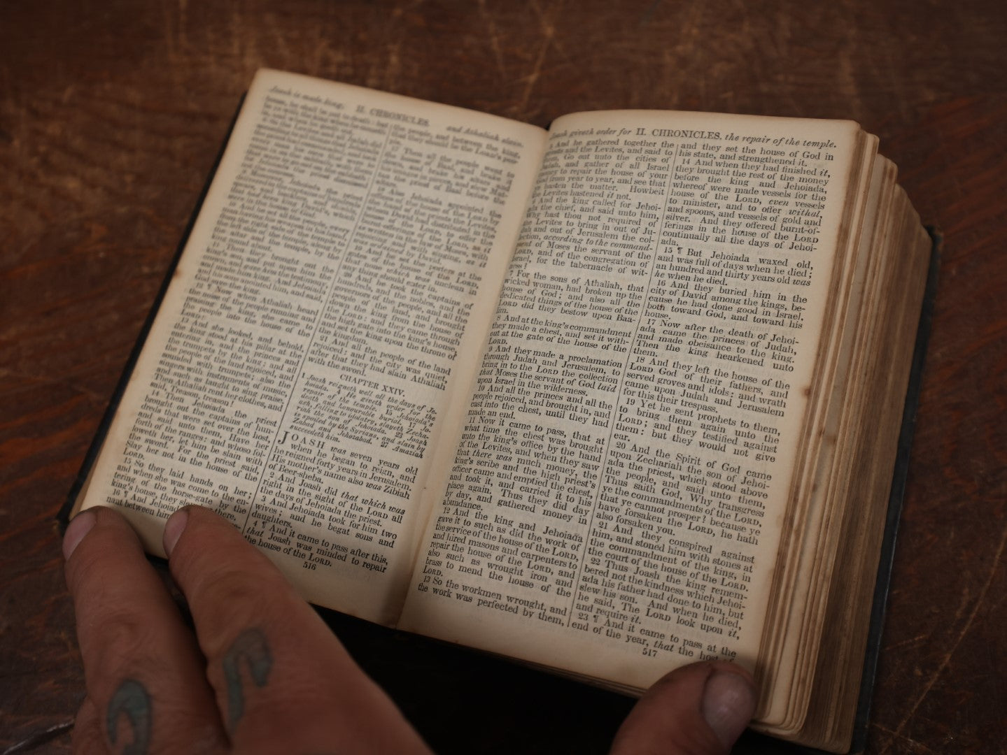 Lot 134 - The Holy Bible, Old And New Testaments, Translated Out Of The Original Tongues, Published By American Bible Society, New York, 1868, With Doodles