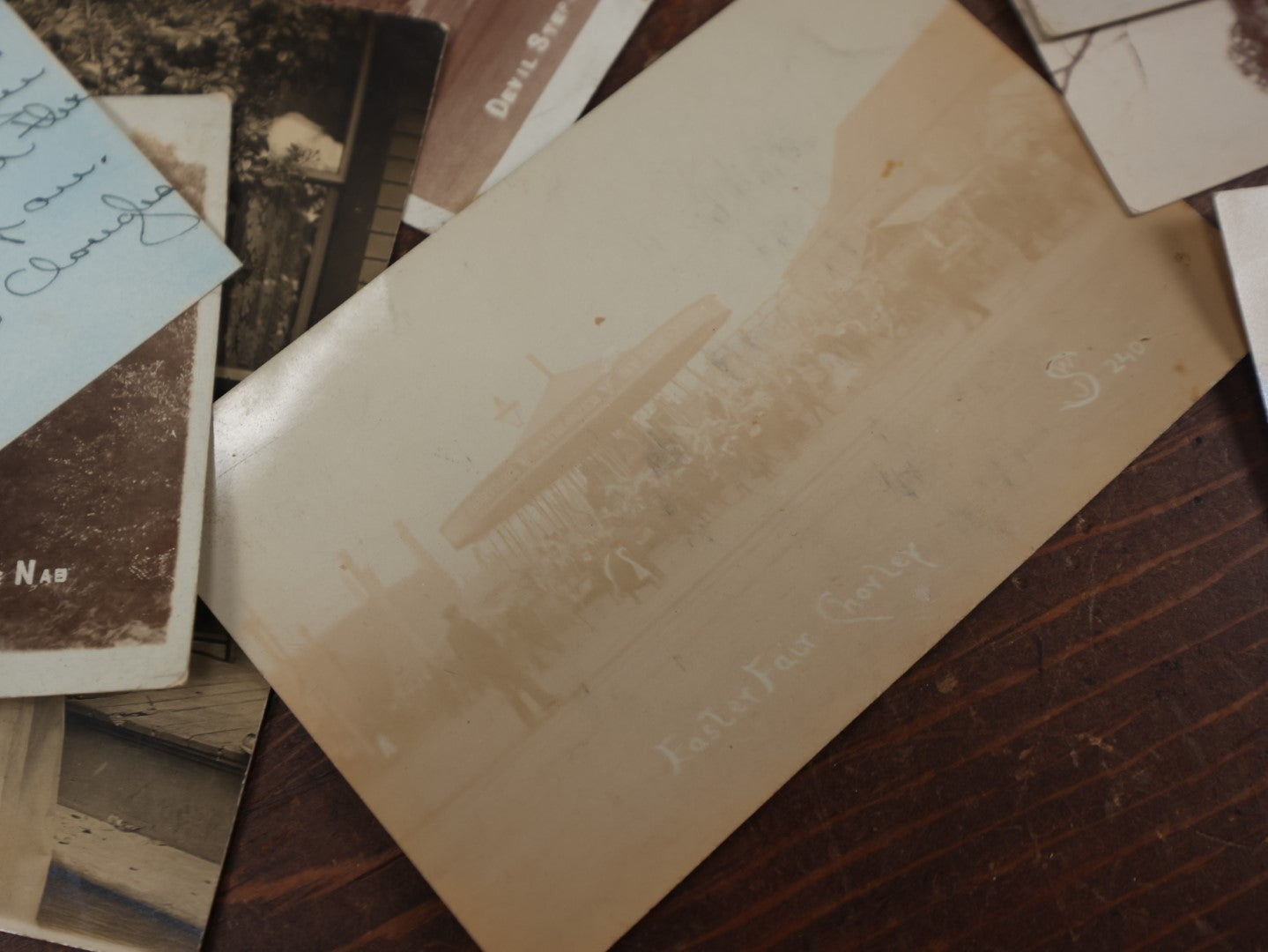 Lot 146 - Large Grouping Of 50 Plus Antique Postcards, Mostly Real Photo Postcards R.P.P.C. Including Cyanotypes And More