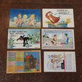Lot 147 - Grouping Of Six Novelty Comic Color Postcards, Adult Humor, Circa 1940s
