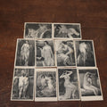 Lot 149 - Grouping Of Ten Vintage Nude Art Painting Ephemera Paper Scraps, From European Museums, Salon De Paris, Louvre, Etc., Blank On Back (Not Postcards)