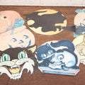 Lot 155 - Grouping Of Seven Vintage Sun Faded Beistle And Other Halloween Paper Decorations, 1970s And Newer