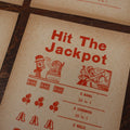 Lot 156 - Grouping Of Eight Vintage Hit The Jackpot Slot Machine Gambling Ephemera