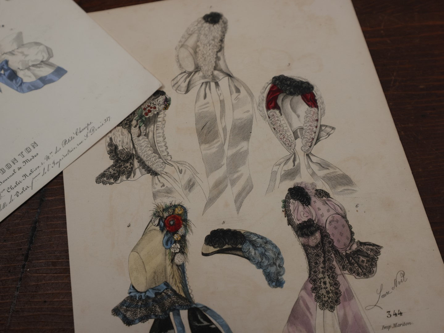 Lot 163 - Grouping Of 10+ Antique French Fashion Prints, Mostly Out Of Books, Many Double Sided, Not All Shown