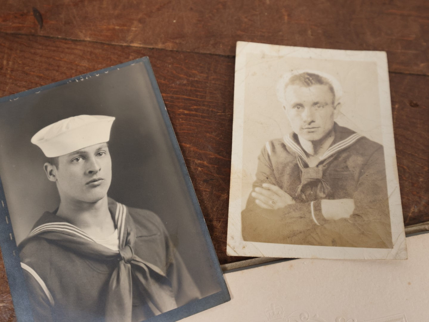 Lot 168 - Grouping Of 10+ Antique And Vintage Portrait And Snapshot Photos Of Sailors, Navy Men, Early 20th Century