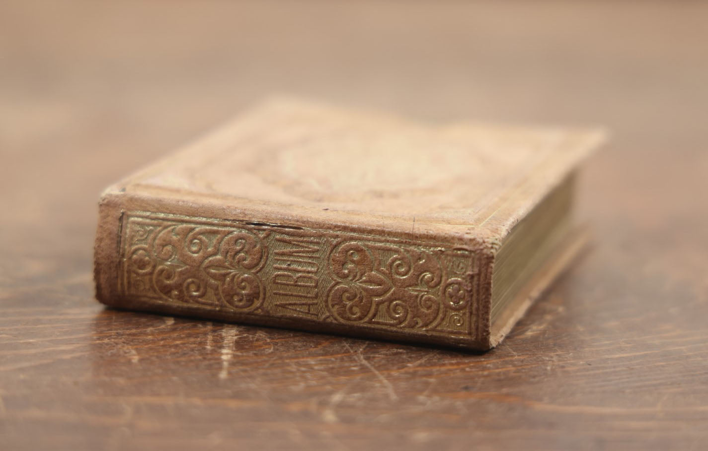 Lot 048 - Antique Gem Tintype Album Containing 44 Tintypes, Many Empty Pages