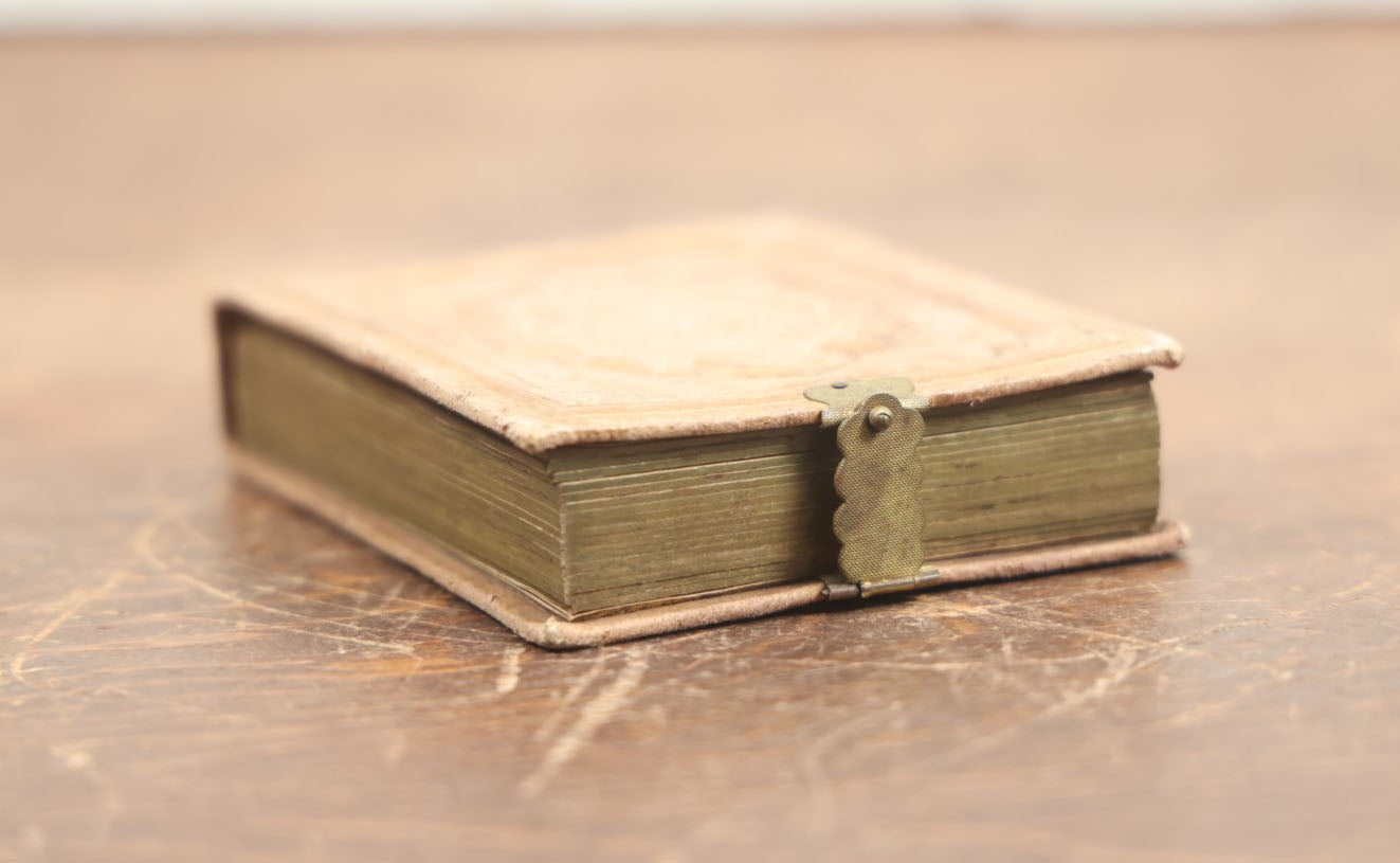 Lot 048 - Antique Gem Tintype Album Containing 44 Tintypes, Many Empty Pages