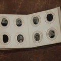 Lot 049 - Antique Gem Tintype Album Containing 35 Tintypes, Some Empty Pages