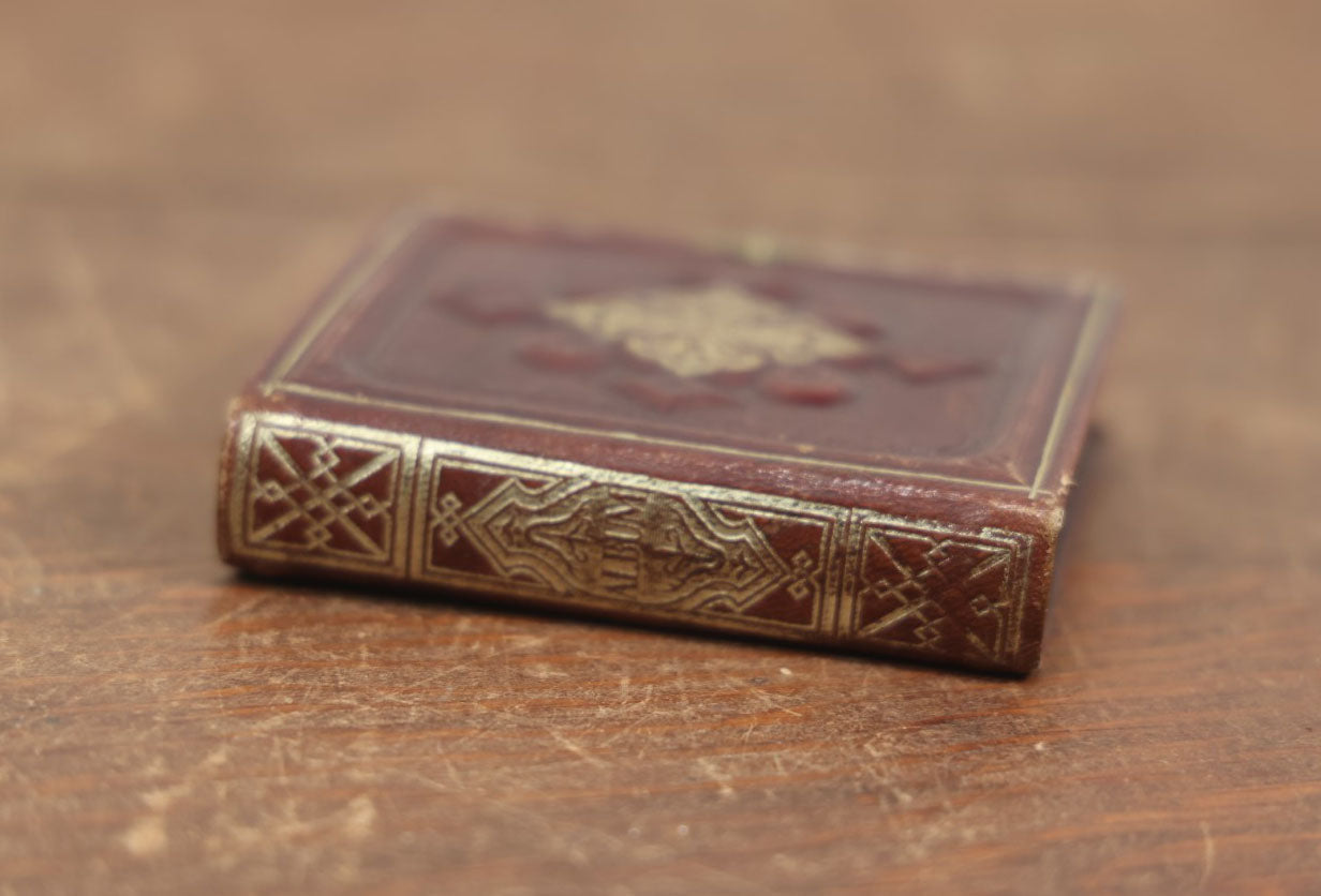 Lot 049 - Antique Gem Tintype Album Containing 35 Tintypes, Some Empty Pages