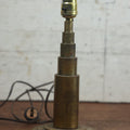 Lot 053 - Antique Machined Brass Lamp, Signed Bard Art Co., New York, Working Condition