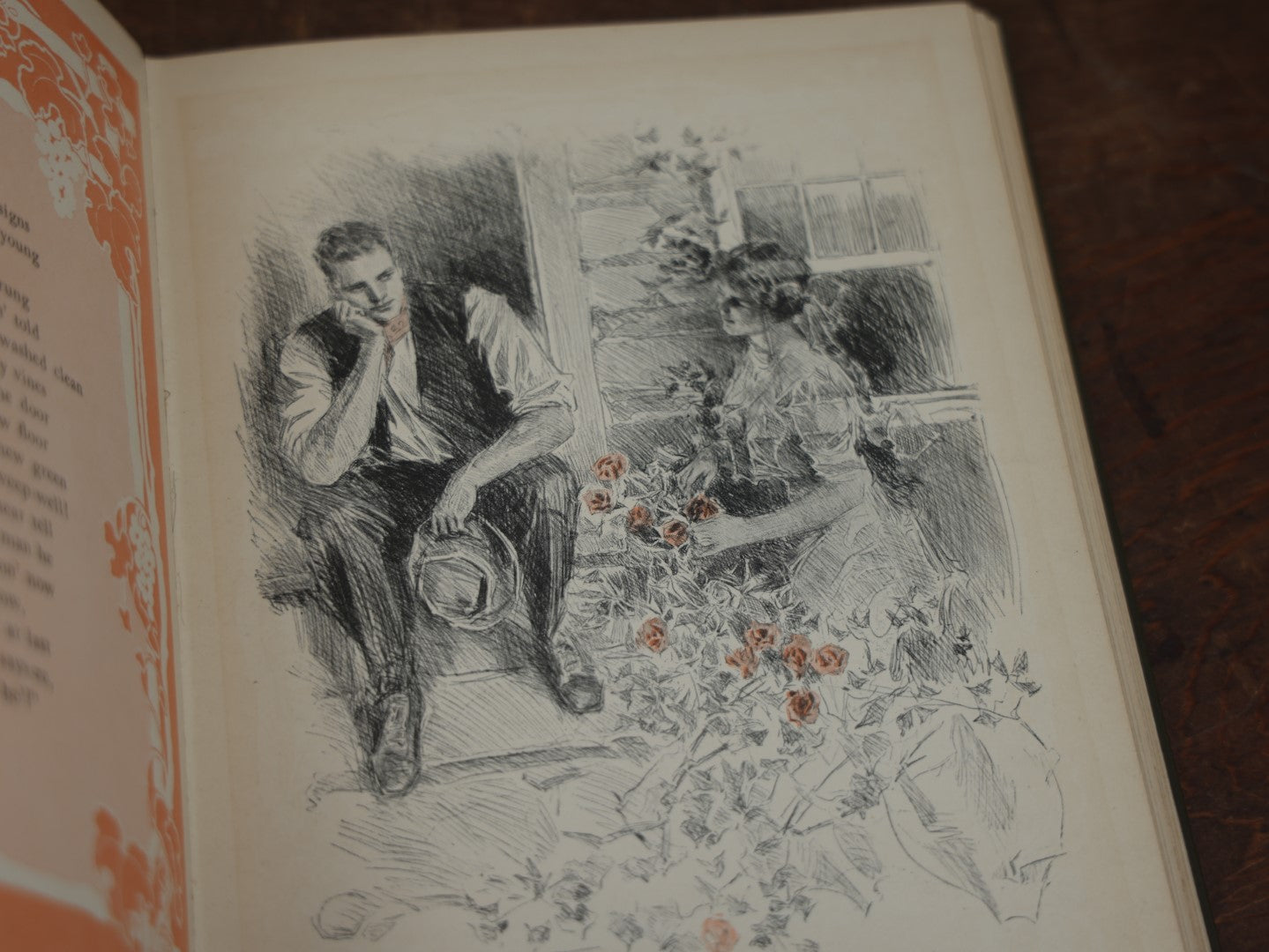 Lot 071 - "When She Was About Sixteen" By James Whitcomb Riley, With Illustrations By Howard Chandler Christy, Antique Illustrated Book 