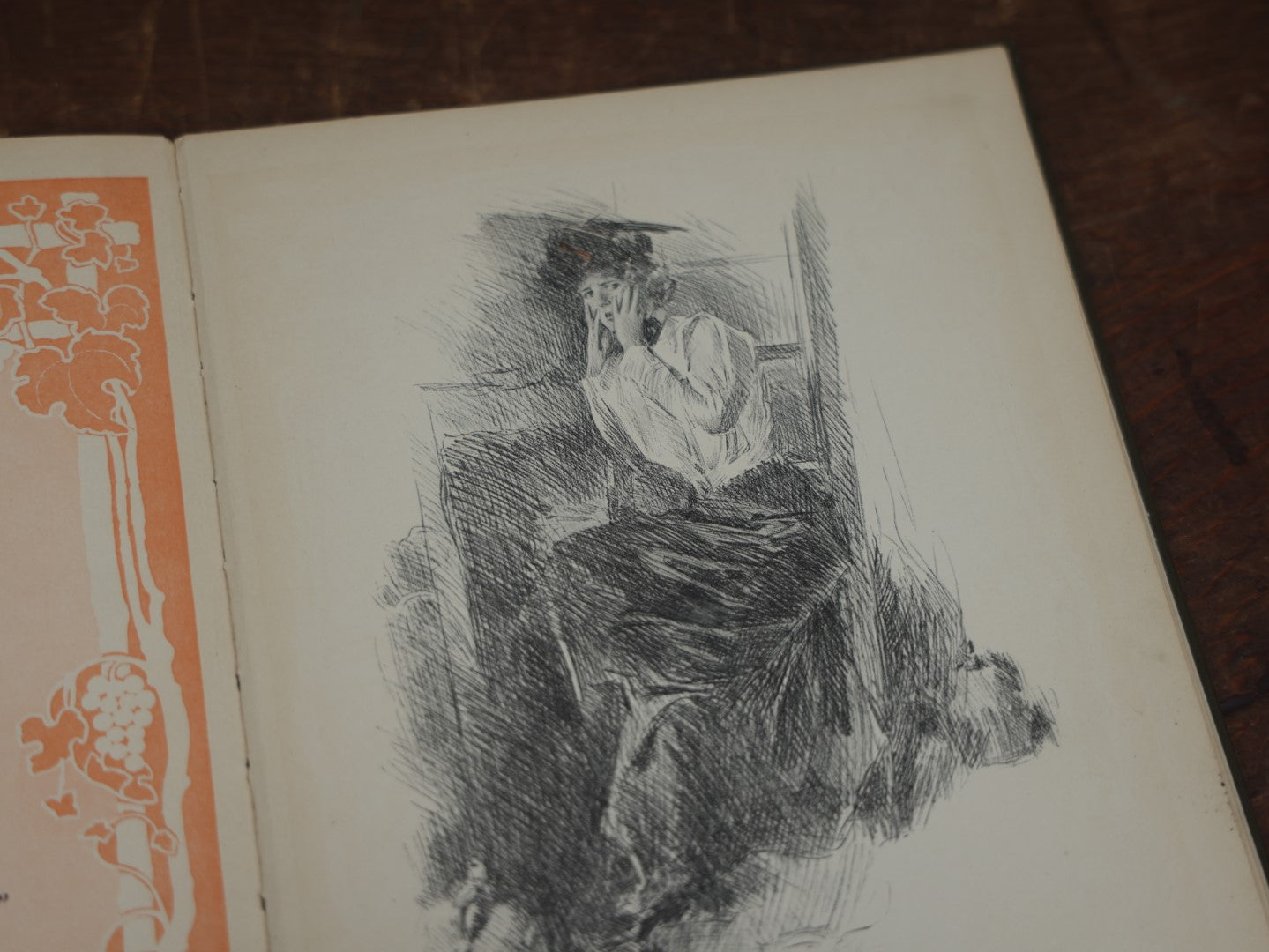 Lot 071 - "When She Was About Sixteen" By James Whitcomb Riley, With Illustrations By Howard Chandler Christy, Antique Illustrated Book 