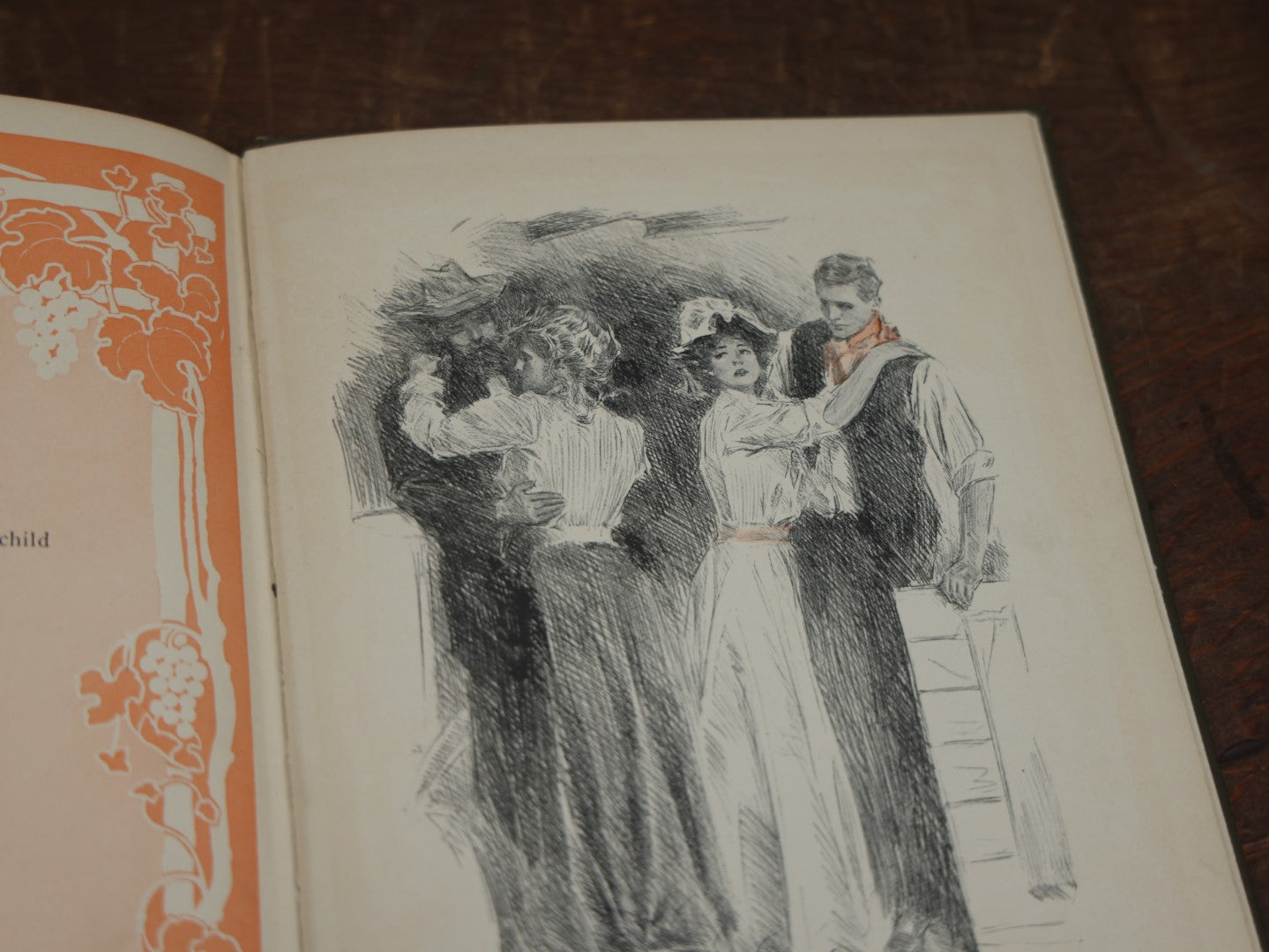 Lot 071 - "When She Was About Sixteen" By James Whitcomb Riley, With Illustrations By Howard Chandler Christy, Antique Illustrated Book 