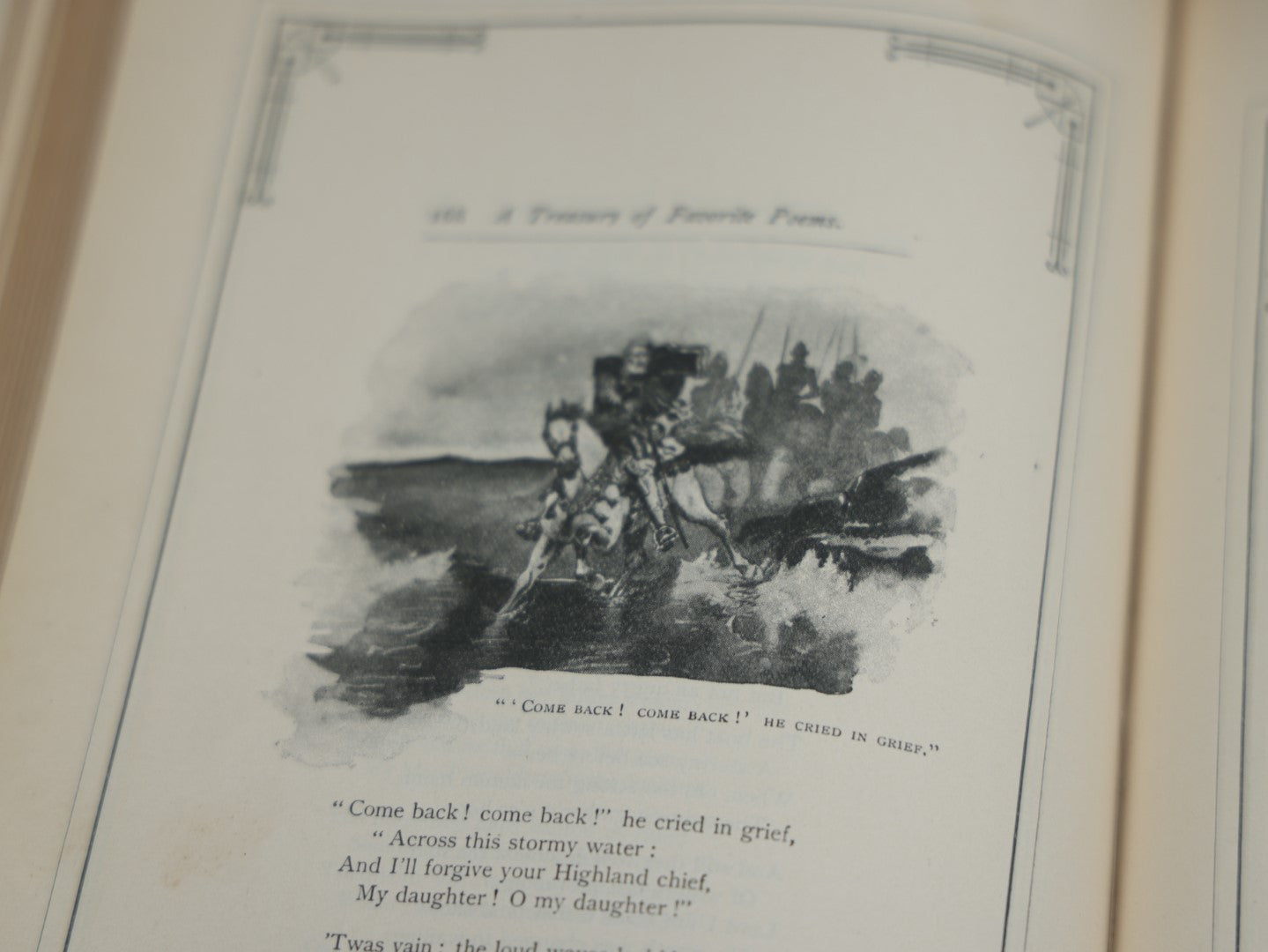 Lot 073 - "A Treasury Of Favorite Poems" Edited By Walter Learned With 100 Illustrations By Joseph M. Gleeson, Antique Book, 1892 