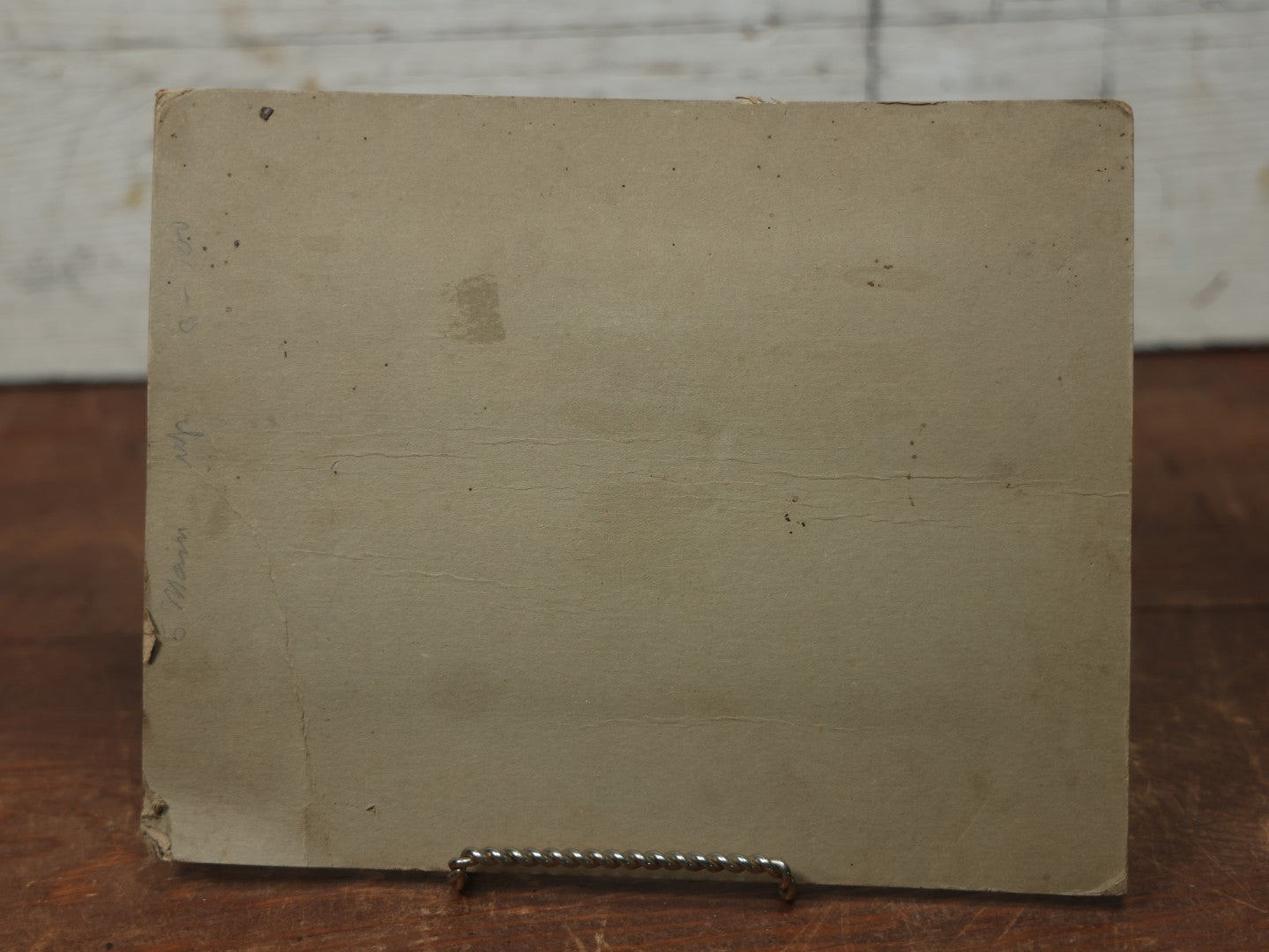 Lot 076 - Antique Boarded Occupational Photograph Of A Handsome Shopkeeper In A General Store, With Advertising, Chinese Lanterns With Tea Ads, And More, Note Bend In Corner