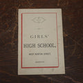 Lot 097 - Antique Girl's High School, West Newton Street, Boston, 1874 Informational Booklet, List Of Teachers, Outline Of Studies And More