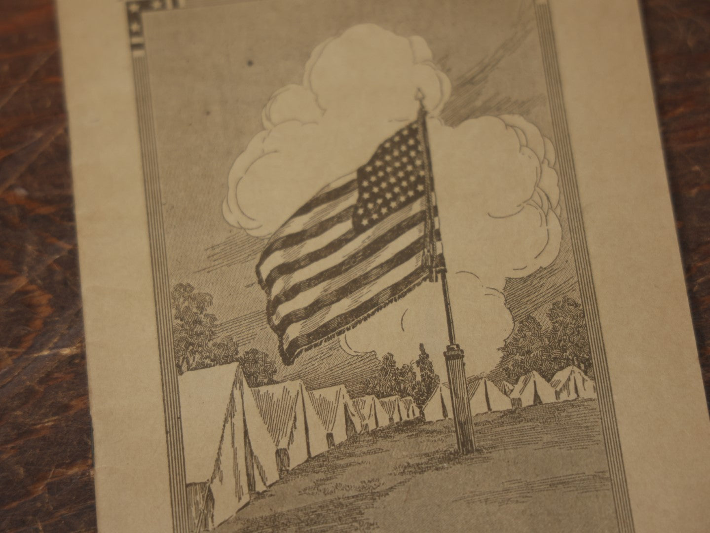 Lot 098 - Antique World War One Era German-American War News Booklet, "From Near And Far," April 1918